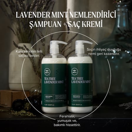 Tea Tree Lavender Mint Nemlendirici Şampuan 1000 ml