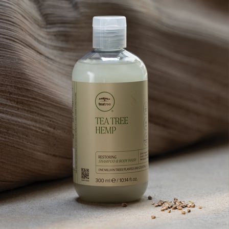 Tea Tree Hemp Restoring Onarıcı Saç Ve Vücut Şampuanı 300 ml