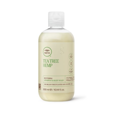 Tea Tree Hemp Restoring Onarıcı Saç Ve Vücut Şampuanı 300 ml