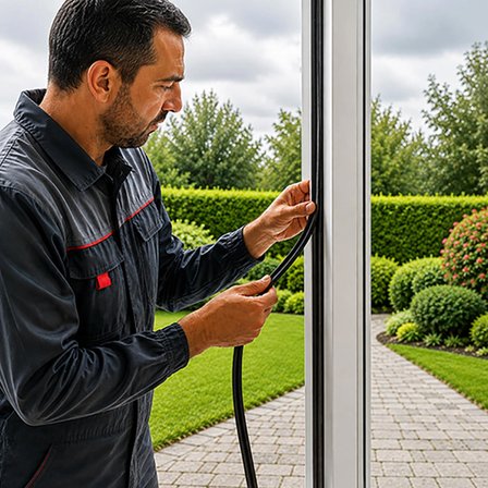 Aletçantam Pimapen Pvc Kapı Pencere Fitili Lastik Contası Siyah - 10 Metre