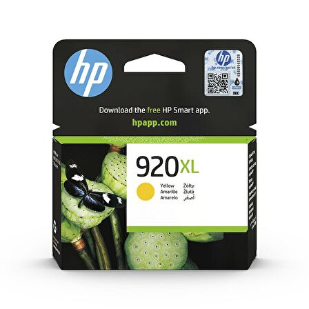 Hp 920Xl Yellow Sarı Yüksek Kapasiteli Kartuş Cd974Ae