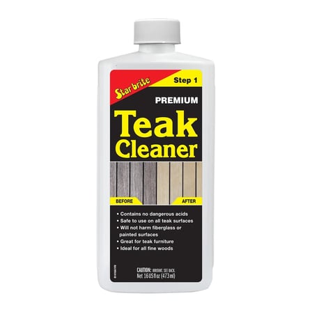 Starbrite® - Premium Tik Temizleyici - 1. Adım (473 ml): Zımparaya Son, Grileşmiş Ahşaplarını