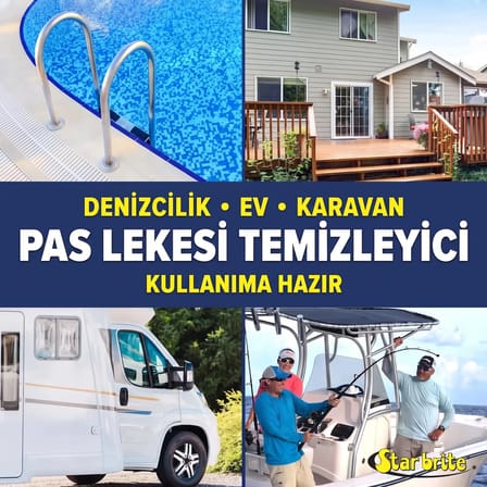 Starbrite® - Pas Lekesi Çıkarıcı (650 ml): Ovma Yok, Fırçalama Yok; Pas Lekelerine Sprey Gücüyle Anında Son Verin!
