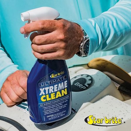 Starbrite® - Güçlü Çok Amaçlı Tekne Temizleyici (650 ml) Ultimate Xtreme Clean : Balık Kanı, Yağ ve İnatçı Lekelere Karşı Ovmasız Kesin Çözüm!