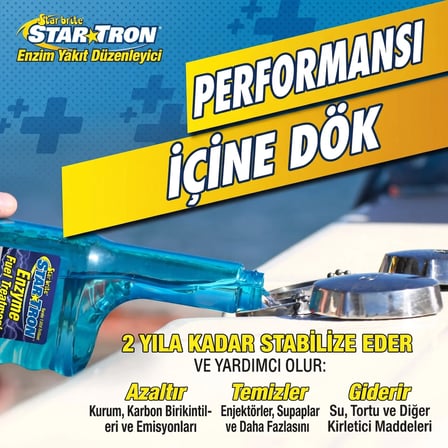 Starbrite® - Star Tron Enzim Katkılı Dizel Mazot Yakıt Katkısı (473 Ml): Dizel Motorunuz İ̇Çin Enzim Gücüyle Maksimum Performans, Yosun Ve Su Karşısında Kesin Savunma!