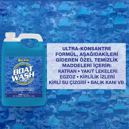 starbrite® - tekne temizleyici ağır hizmet konsantre (3.79 lt): 1-2 kapakla tam temizlik, cilayı sökmeyen güçlü formül!