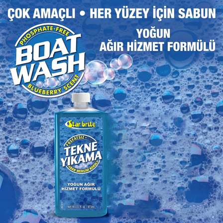 Starbrite® - Tekne Temizleyici Ağır Hizmet Konsantre (500 Ml): 1-2 Kapakla Tam Temizlik, Cilayı Sökmeyen Güçlü Formül!