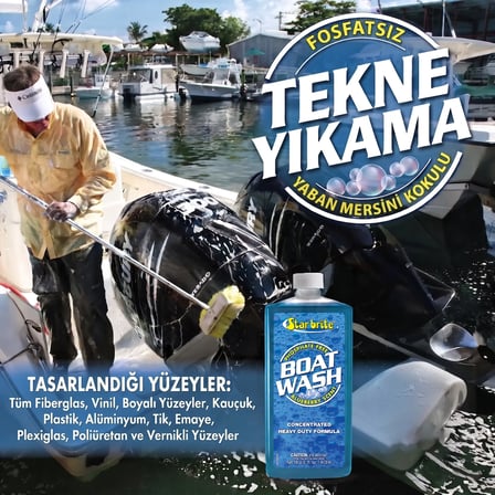 Starbrite® - Tekne Temizleyici Ağır Hizmet Konsantre (500 Ml): 1-2 Kapakla Tam Temizlik, Cilayı Sökmeyen Güçlü Formül!