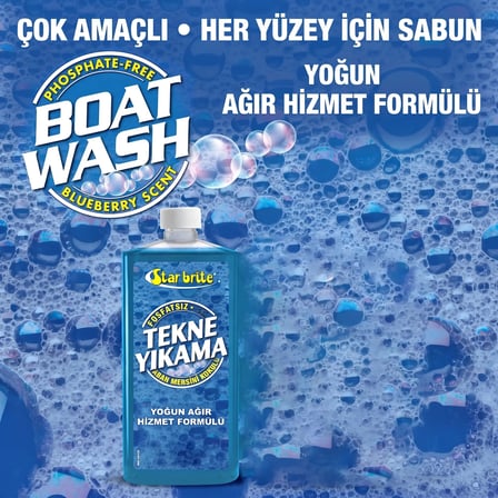 starbrite® - tekne temizleyici ağır hizmet konsantre (1000 ml): 1-2 kapakla tam temizlik, cilayı sökmeyen güçlü formül!