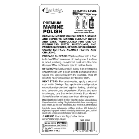 Starbrite® - PTEF® Teflonlu Premium Marin Cila (473 ml): Standart Cilalardan 5 Kat Daha Dayanıklı, Aynamsı Parlaklık ve Üstün UV Zırhı!