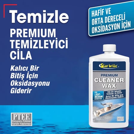 Starbrite® - Premium Temizleyici ve Parlatıcı Cila (950 ml): Tek Adımda Matlaşmaya Son, Oksitlenmiş Yüzeylere Yeniden Işıltı ve UV Kalkanı!