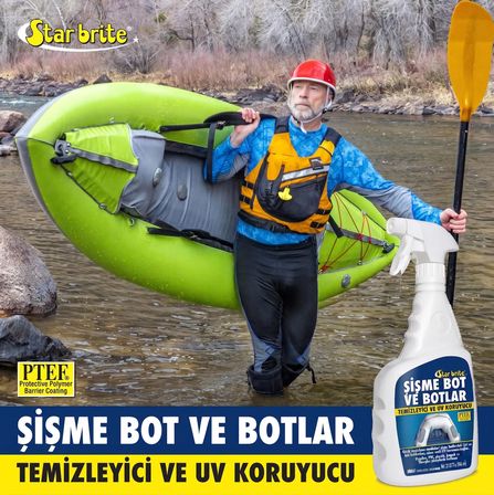 Starbrite® - PTEF Katkılı Şişme Bot Temizleyici ve Koruyucu (950 ml): Hypalon ve PVC Botlarınız İçin Güneş Zırhı ve Kusursuz Temizlik!