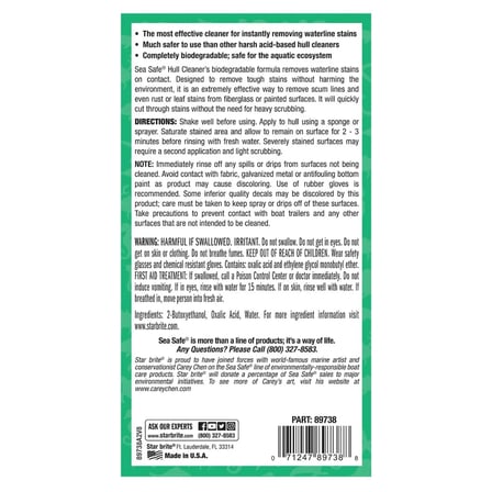 starbrite® - gövde temizleyici sea safe deniz dostu (950 ml): asitsiz güç, anında çözücü etki ve  temizlik!