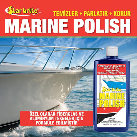 Starbrite® - Klasik Marin Cila (473 ml): Standart Cilalardan 4 Kat Daha Dayanıklı, Matlaşmış Yüzeylere Uzun Ömürlü Parlaklık ve UV Zırhı!