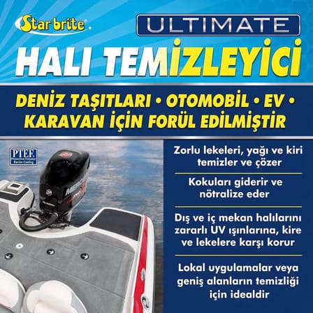 Starbrite® - Ultimate Halı Kir ve Leke Temizleyici (650 ml): Halılarınızdaki İnatçı Yağ ve Lekelere Köpük Gücüyle Son Verin!