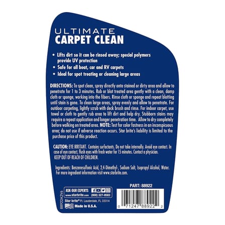 Starbrite® - Ultimate Halı Kir ve Leke Temizleyici (650 ml): Halılarınızdaki İnatçı Yağ ve Lekelere Köpük Gücüyle Son Verin!