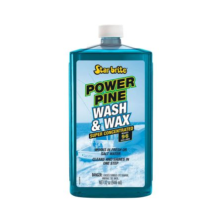 Starbrite® - Tekne Şampuanı ve Cila (950 ml) Power Pine Çam Özlü Konsantre: Çamın Doğal Gücüyle Derinlemesine Temizlik ve Uzun Ömürlü Vaks Koruması!