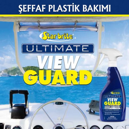 Starbrite® - Şeffaf Cam Koruyucu ve Görüş Artırıcı Ultimate View Guard (650 ml):  Teknede Yağmurlu Havalarda Kristal Netliğinde Görüş ve UV Zırhı!