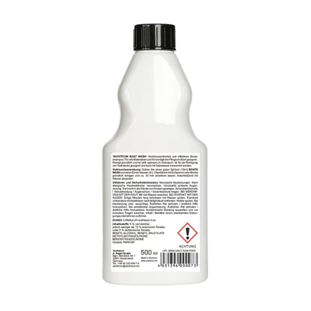 Yachticon - Konsantre Tekne Yıkama Deterjanı (500 Ml): Tüm Yüzeyler İ̇Çin Su Kaydırıcı İ̇Nci Efektli Ve  Günlük Bakım!
