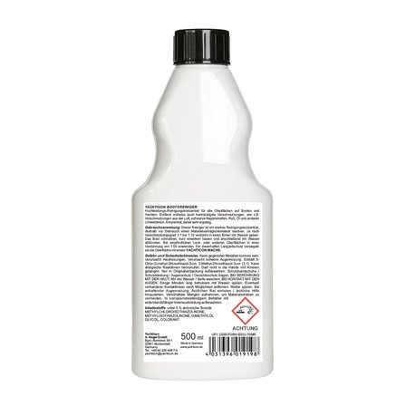 Yachticon - Yüksek Performanslı Tekne ve Bot Temizleyici (500 ml): Endüstriyel Kirlere, Siyah Yağmur İzlerine ve İnatçı Yağlara Karşı!