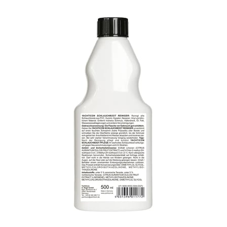 Yachticon - Şişme Bot Temizleyici (500 ml): Şişme Botunuzu İlk Günkü Esnekliğine, Temizliğine ve UV Korumasına Kavuşturun!