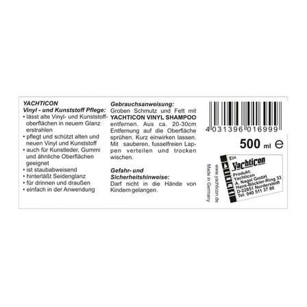 Yachticon - Vinil ve Plastik Koruyucu Bakım Spreyi (500 ml): Matlaşmış Yüzeylere İpeksi Parlaklık ve Toz İtici Koruma Kalkanı!
