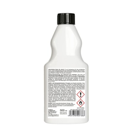 Yachticon - Şeffaf Tik Yağı (500 ml): Ahşabınızın Doğal Dokusuna Dokunmadan UV ve Su Kalkanı Oluşturun!