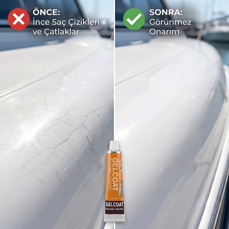 Yachticon - Jelkot Tamir Macunu (70 Gr): Çizik ve Çatlaklara Karşı Hızlı ve Kusursuz Çözüm