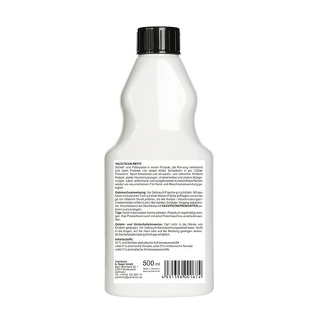 Yachticon - Refit Akıllı Pasta, Ovalama ve Cila (500 ml): Tek Ürünle Zımparadan Pürüzsüz Parlaklığa Devrimci Geçiş!