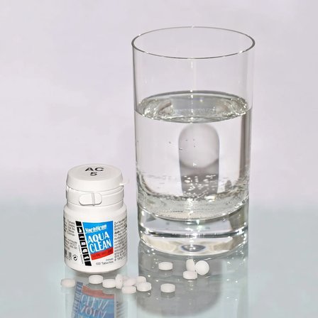 Yachticon - Aqua Clean Klor İçermez (100 Tablet): Güvenli Ve Taze İçme Suyu Sağlar.