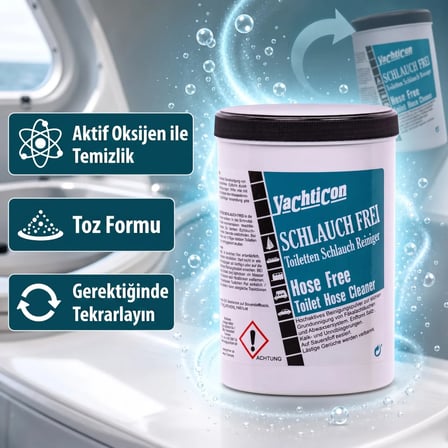 Yachticon - Hose Free Hortum Temizleme Tozu (1 Kg): Pis Su ve Hortum Tıkanıklıklarına, Kötü Kokulara Son!
