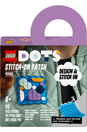 LEGO Dots Dikilebilir Kare Parça 41955* 8 Yaş ve Üzeri Sanat ve El Sanatları Meraklıları Için Kendin Yap Kişiselleştirilebilir Moda Süsleme Yapım Seti (95 Parça)