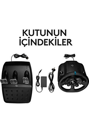 G923 Ps5, Ps4 Ve Pc Ile Uyumlu Yarış Direksiyonu Ve Pedalları