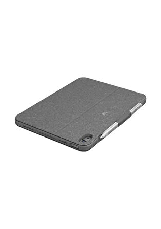 Logitech Combo Touch iPad 10. Nesil ile Uyumlu İngilizce Klavyeli Tablet Kılıfı Oxford Grey 