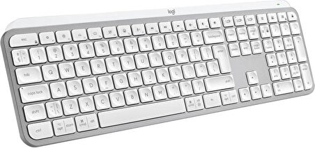 Logitech MX Keys S Aydınlatmalı Kablosuz İngilizce Q Klavye Beyaz