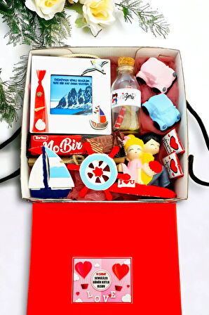 Sevgiliye En anlamlı hediyeler Sevgililer günü Hediyesi Kutuda 14 şubat Sürpriz Paket 14LOVEboxF1