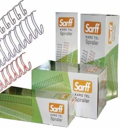 Sarff Tel Spiral Karo 7-16 Beyaz (100 Lü Paket)