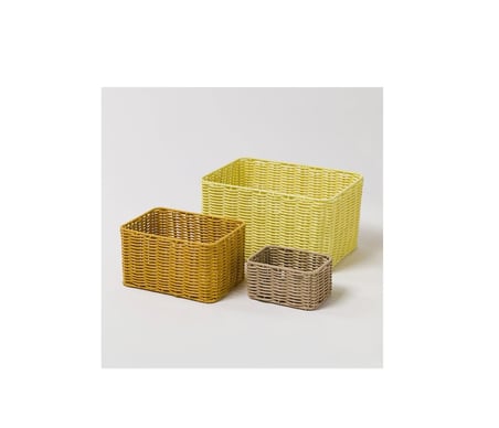 IKEA DJURTRÄNARE sepet , gri-bej, 12x17x9 cm 
