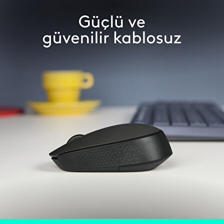 M171 USB Alıcılı Kablosuz Kompakt Mouse - Siyah
