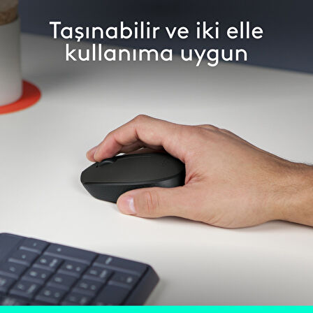 M171 USB Alıcılı Kablosuz Kompakt Mouse - Siyah