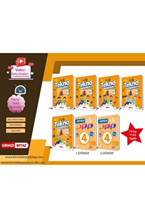 4. Sınıf Tekno Eğitim Seti 7 Kitap (Teknolojik Eğitim Destekli)