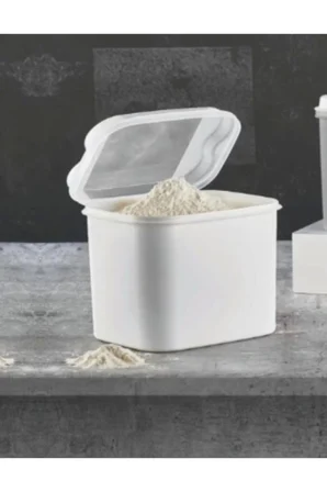 Vipahmet 10 Lt Masal Un Ve Saklama Kabı Beyaz