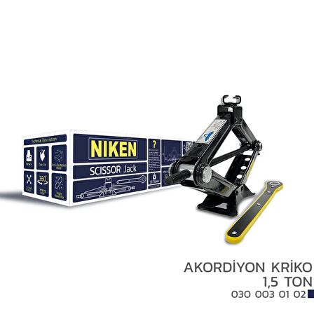 Akordiyon Cırcırlı Kriko 1.5 T Niken