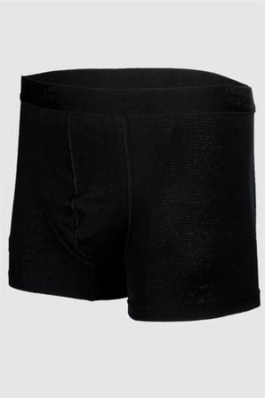5'li Erkek Siyah Pamuklu Likralı Boxer