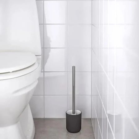 IKEA EKOLN tuvalet fırçası , koyu gri, 38 cm 