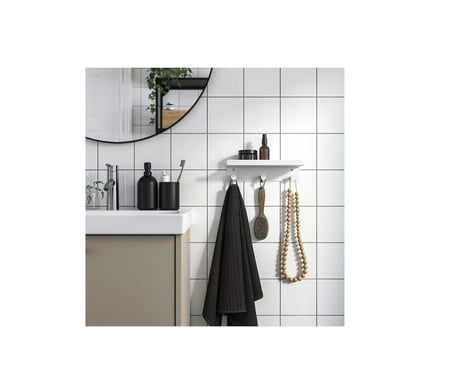 IKEA ENUDDEN duvar askısı , beyaz, 30x8 cm 