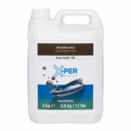 X-Per Marine - Tik Koruyucu Bixy Teak Protector 150 (5 L): Altın Tonlarını Koruyan, Yağ ve Leke İtici Profesyonel Kalkan!