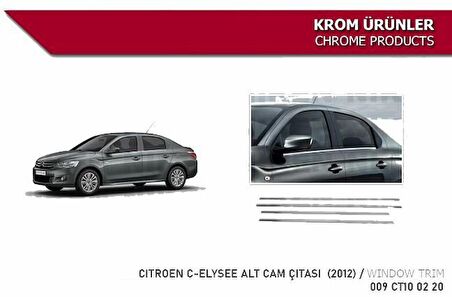 Citroen c-elysee alt cam citasi 2012 Sonrası modeller