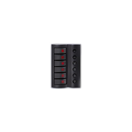 SWITCH PANEL 6 LI ÇİFT led / ELEKTRİK KUMANDA PANELİ
