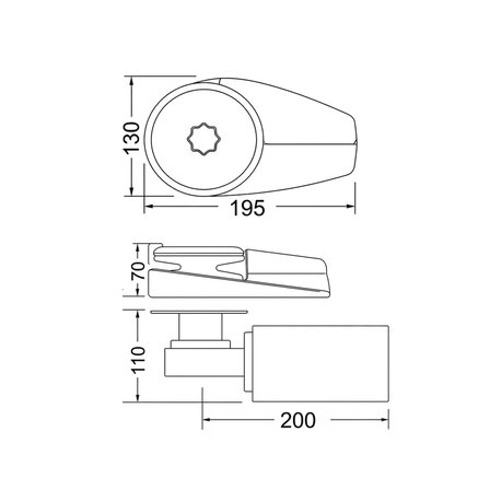 South Pacific WN700 - 12V Yatık Motorlu Dik Irgat 6mm Polimer Gövdeli - Pratiklik ve Gücün Mükemmel Uyumu